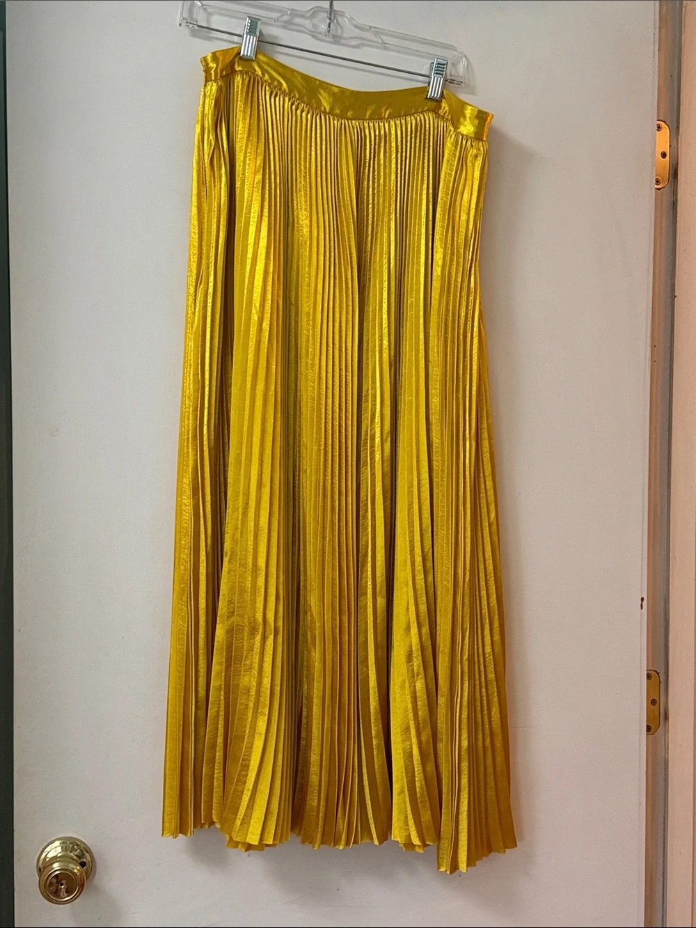 Ulla Johnson Rami Sunsprite Pleated Midi Skirt